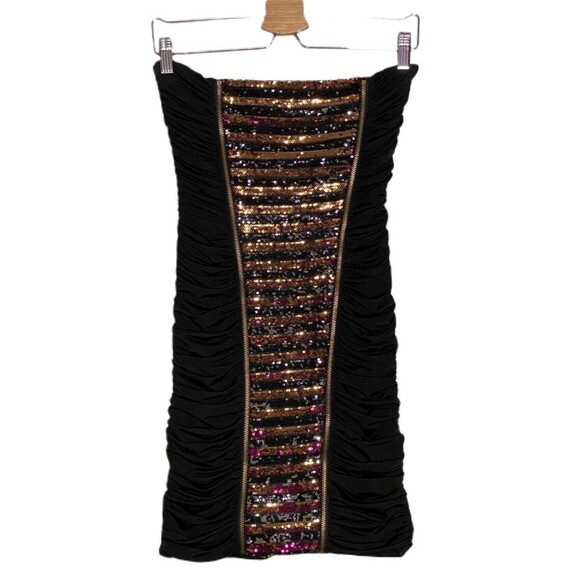 BEBE ADDICTION Sequence bodycon DRESS SMALL Party, Prom, evening, wedding - Picture 4 of 9